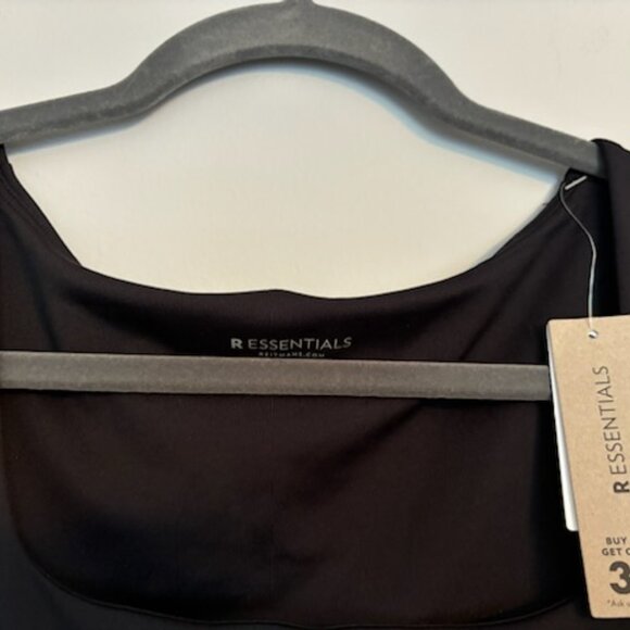 *Brand New* Reitman Essential Square Neck Sleeveless Tank Black Large with tags! - Picture 4 of 6